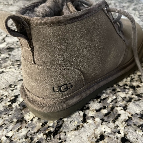 UGG Taupe Lace-Up Suede Boots - Picture 2 of 5